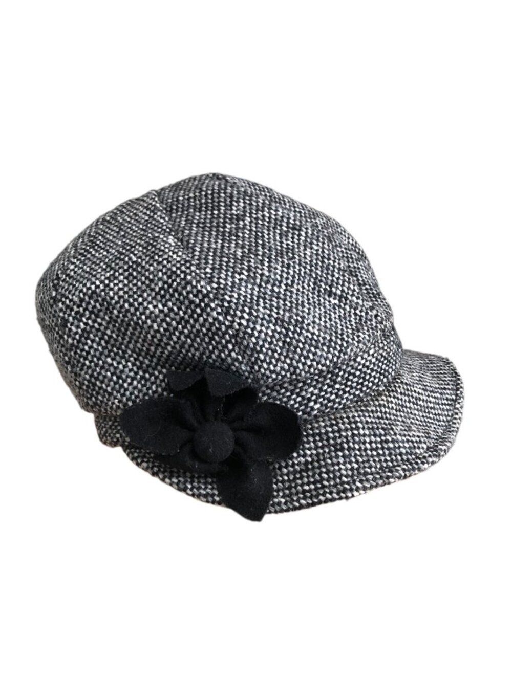 VTG Tuchfuhlung Hats Donegal Tweed Wool Irish Newsboy Cabbie Cap Women's 57 CM M